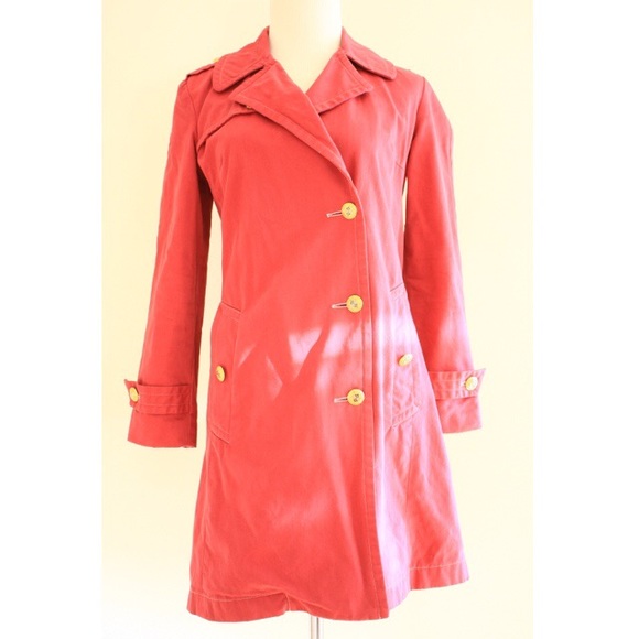 SOLD Edward Ann trench coat enamel buttons - Picture 1 of 3