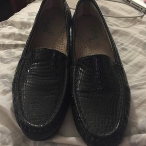 Faux Snakeskin Loafer