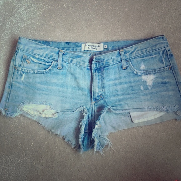 SOLD Distressed A&F Jean shorts