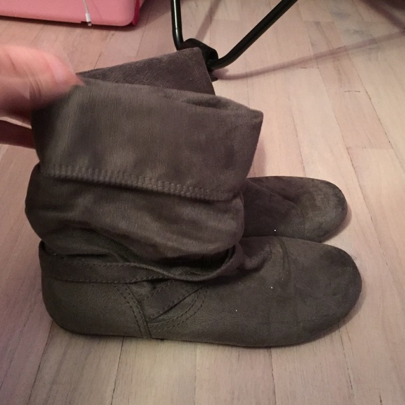Grey booties