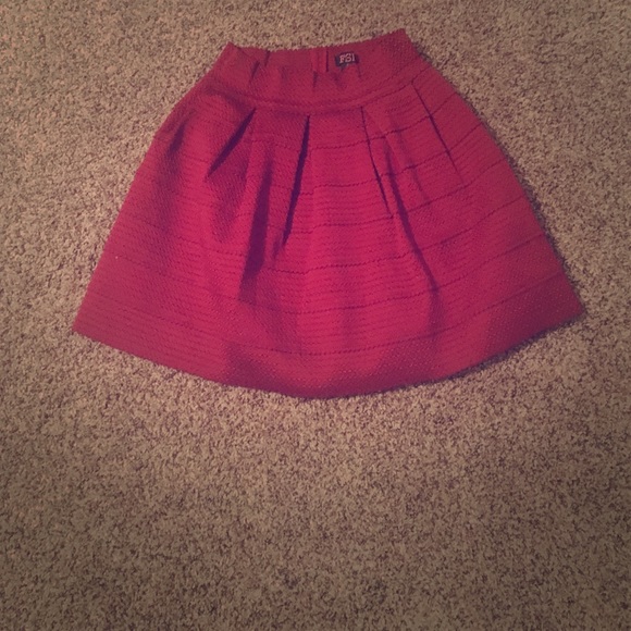 Dark Red skirt