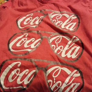 Old Navy Coca Cola Large Red Shirt