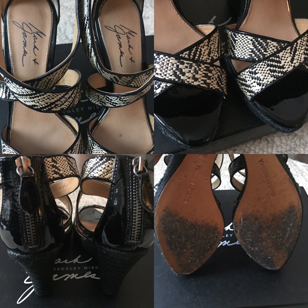 Mark and James Badgley Mischka Reza II Wedge - Picture 4 of 4