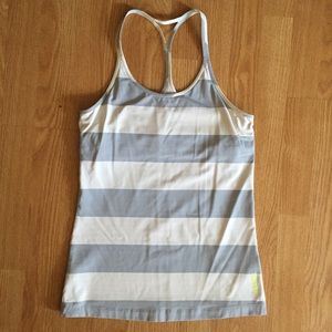 Ladies Reebok racerback tank top with bra-top