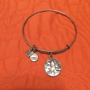 DISCONTINUED Alex and Ani light house bangle
