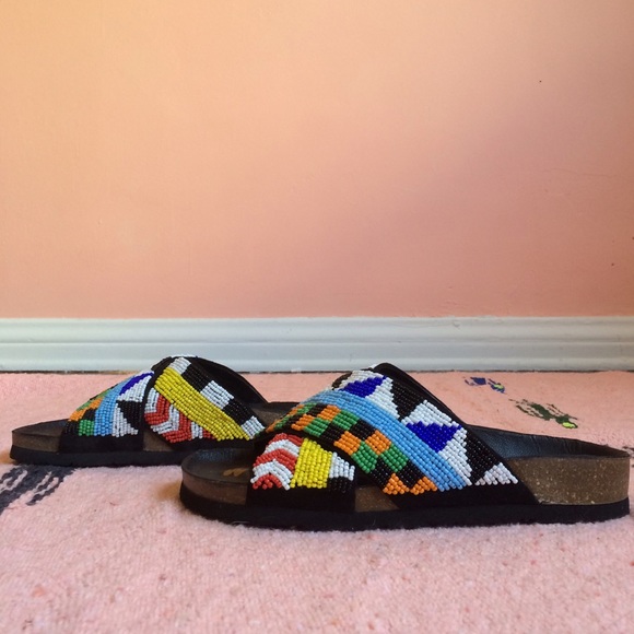 Sam Edelman Arley Beaded Sandals - Picture 3 of 4