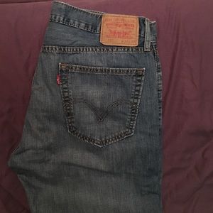 Men's boot cut 527 Levis jeans