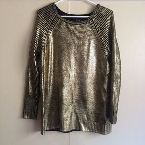 Nasty Gal loose gold sweater