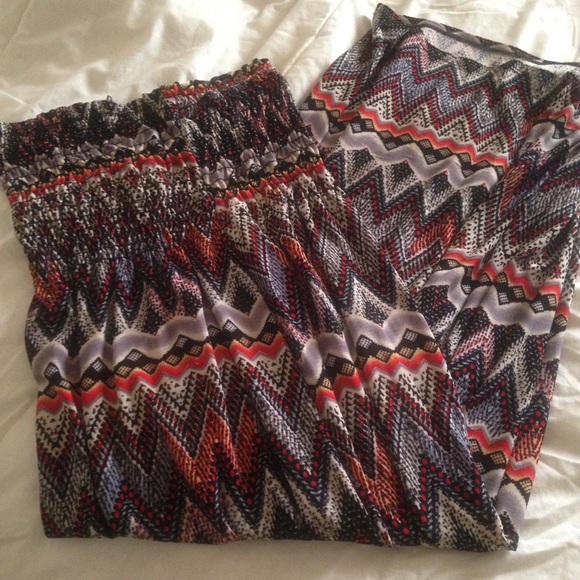 Tribal/aztec maxi dress