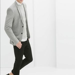 Zara Man Basic Gray Blazer M