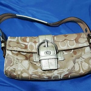 Coach shoulder flap bag