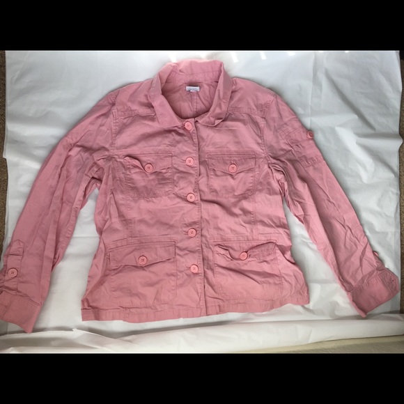 Old navy pink button up Jacket/Thick Shirt