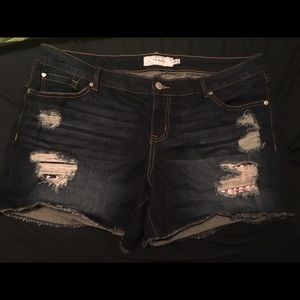 Torrid size 18 American flag shorts