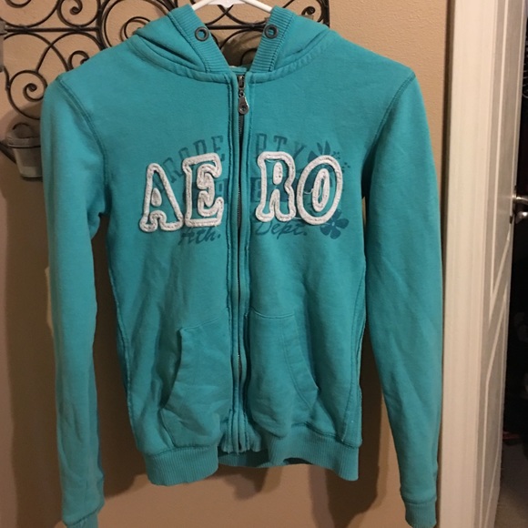 Aeropostale zip up hooded jacket