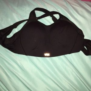 Black Victoria Secret sports bra