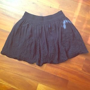 Forever 21 Embroidered Skirt
