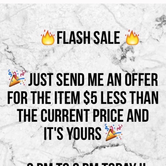❌ 2HR $5 OFF FLASH SALE❌