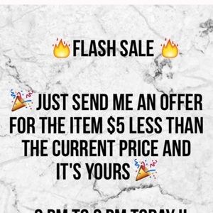 ❌ 2HR $5 OFF FLASH SALE❌
