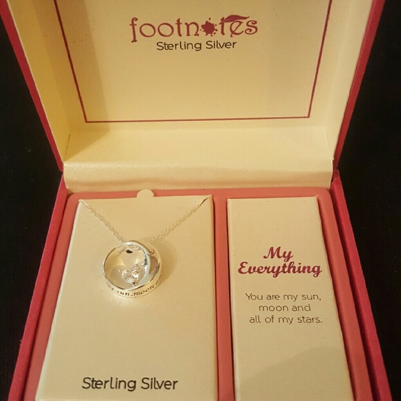 Footnotes Sterling Silver Necklace 2025