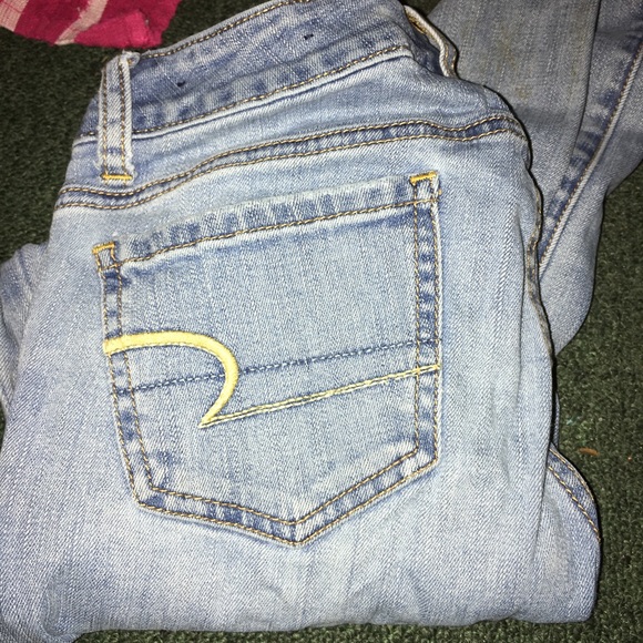Light wash AE jeggings
