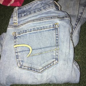 Light wash AE jeggings