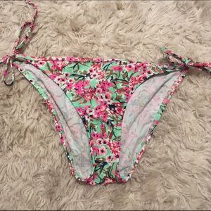 Floral String Bikini Bottom
