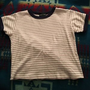 Ringer Tee crop top