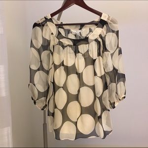 Diane vonF urstenberg sheer top