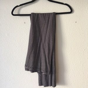 Striped maxi skirt