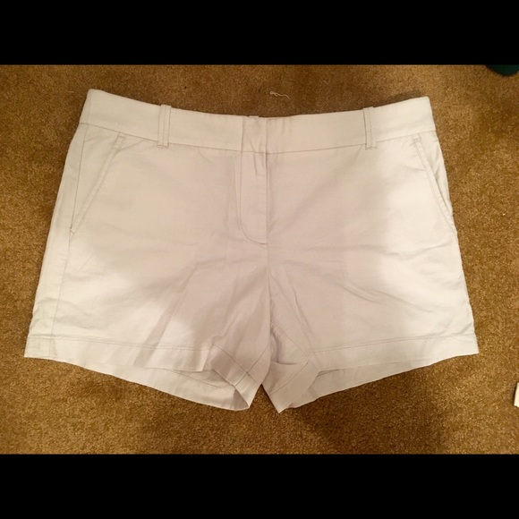 J. Crew khaki 4" chino shorts size 12