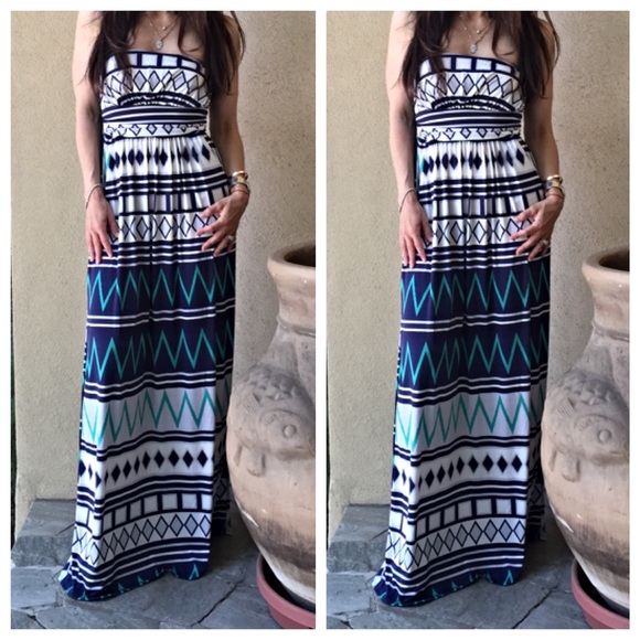 Geometry print dress - Picture 2 of 4