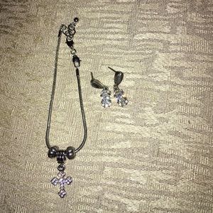 Bracelet and earrings set