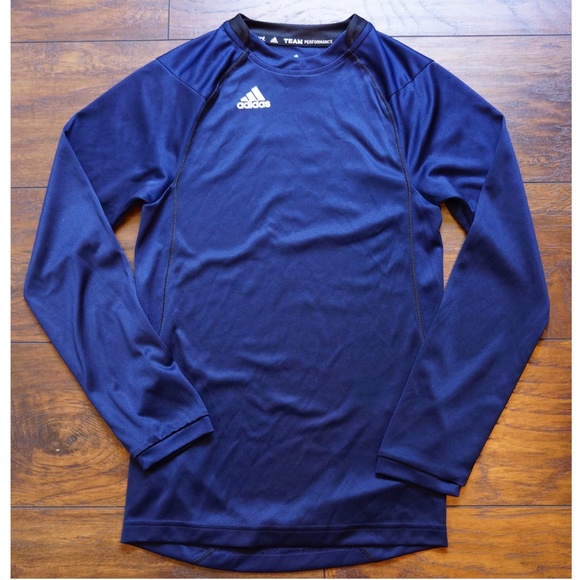 Men's Adidas running short Long Sleeve 2XS Blue