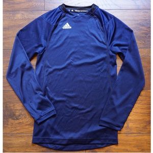 Men's Adidas running short Long Sleeve 2XS Blue