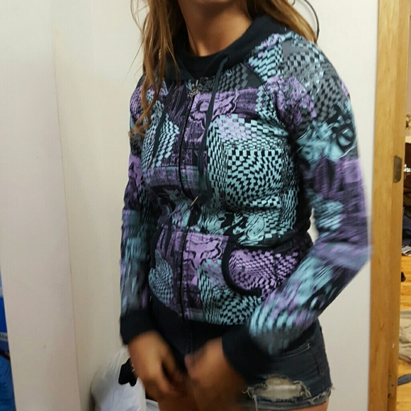 Fox Girls zip up hoodie