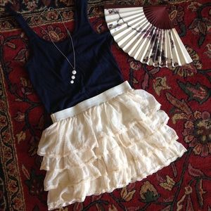 Layered Ruffle Skirt