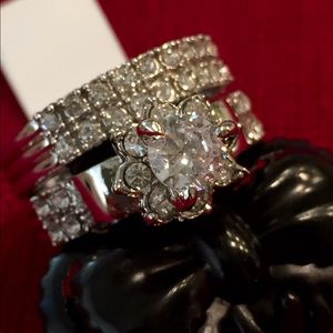 ❤️2Pieces Bridal Sets Wedding Ring❤️