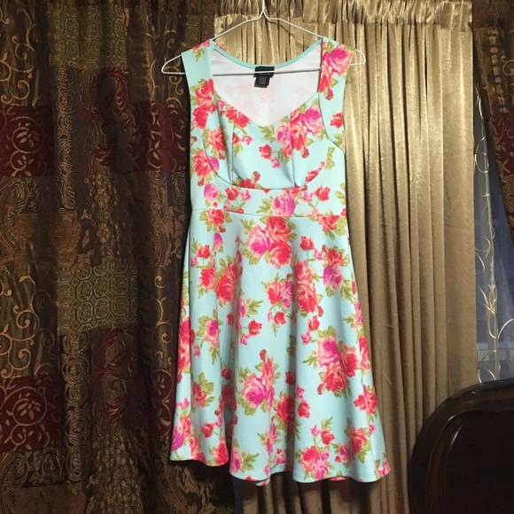 Rue 21 floral print skater dress.