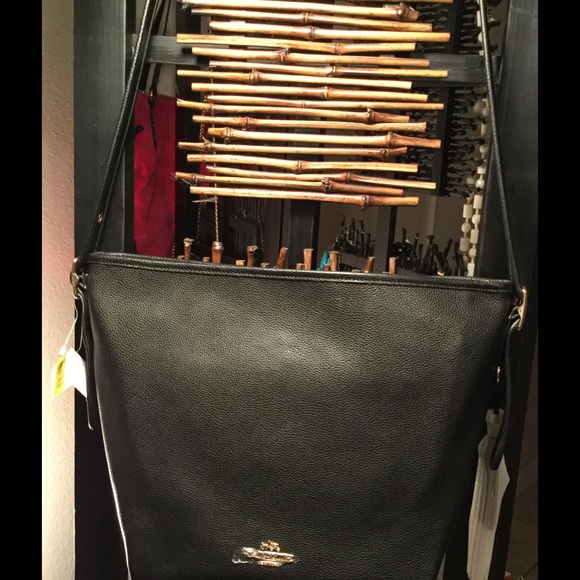 COACH DUFFLETTE IN PEBBLE LEATHER - Picture 2 of 4