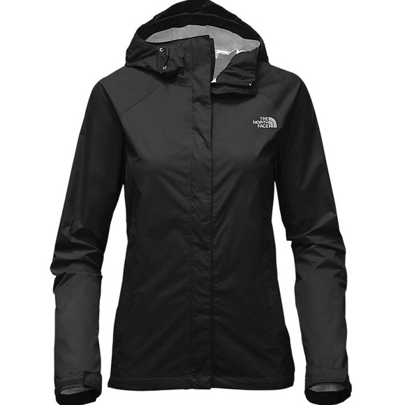 Black North Face Rain Coat - New