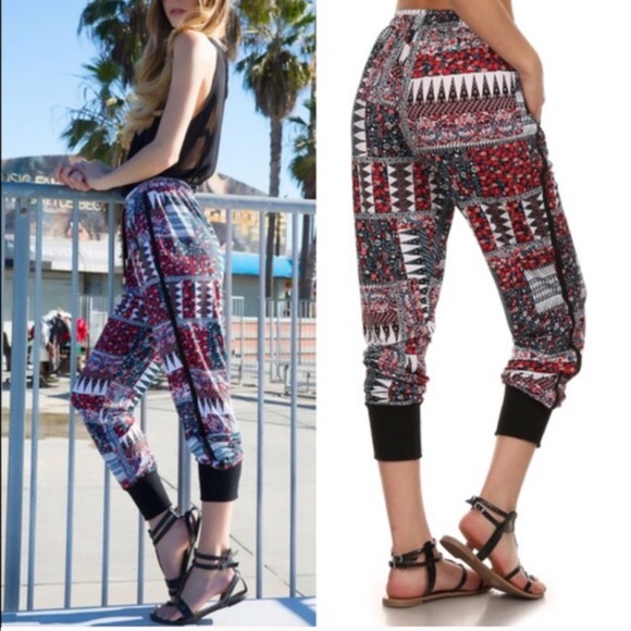 💠💠The GIGI jogger pants - RED - Picture 2 of 3