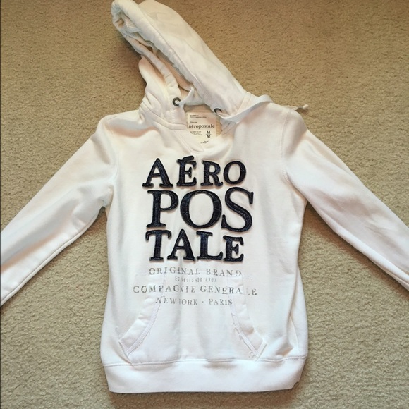 White Aeropostale hoodie