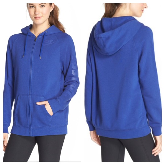 Nike Tops - Nike rally boyfriend full zip sweatshirt