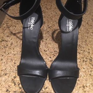 Brand New Black Strappy Heels