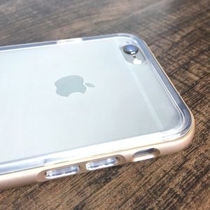 iPhone 6 or 6 plus case - TPU with metal bumper