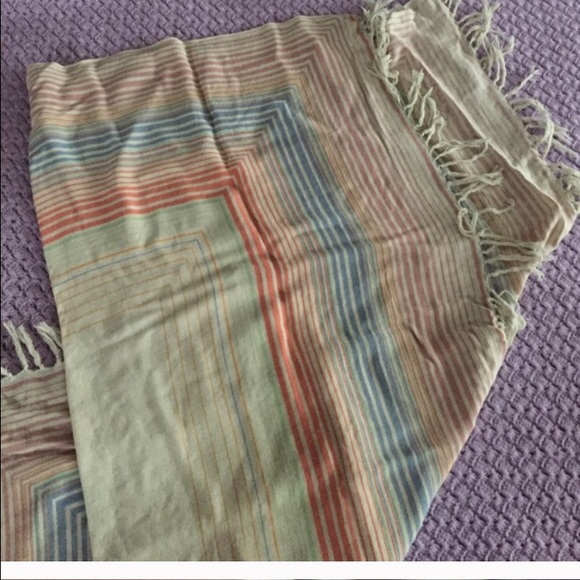 Aritzia Pastel Stripe Scarf