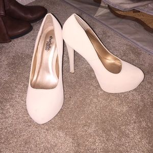 Pastel pink high heel