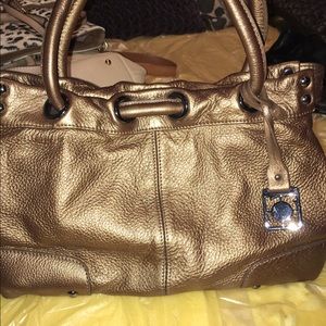 Kenneth Cole bronze metallic purse