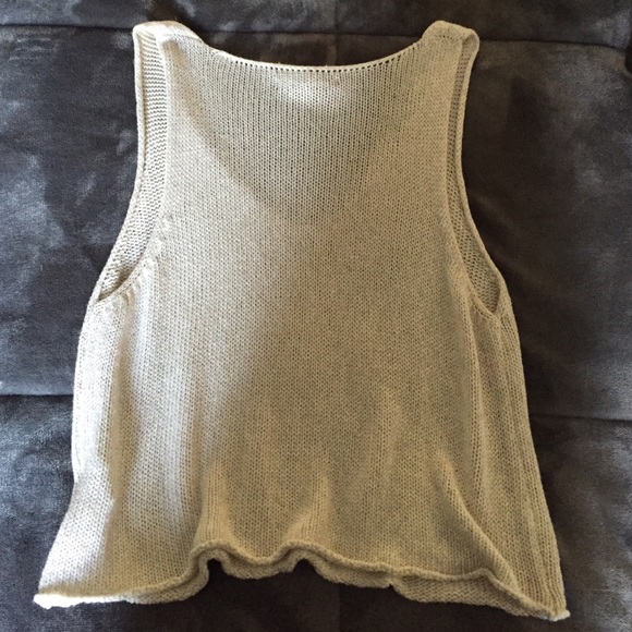 Brandy Melville Cream Tank Top - Picture 2 of 3