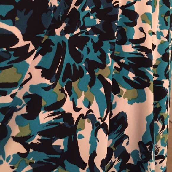 Jones of New York Teal and Black Dress - Picture 4 of 4